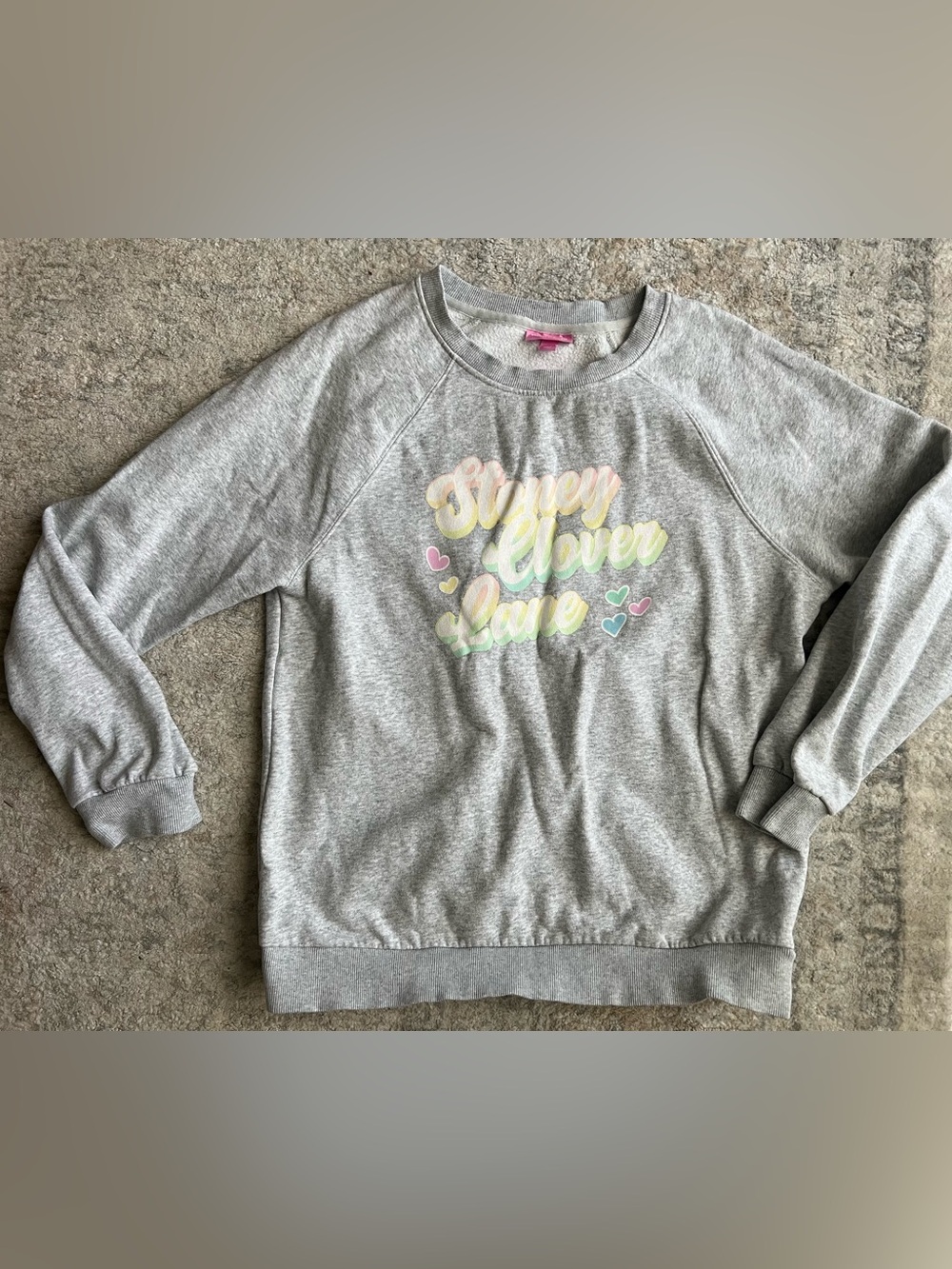 Stoney Clover Lane Crewneck Sweatshirt size L